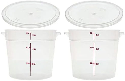  RFS6PP190 6 Qt Round Container Wirh RFSC6PP190 Translucent Lid