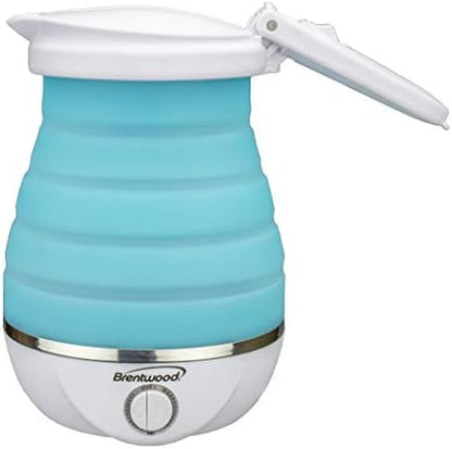  Appliances KT-1508BK .85-Quart Dual-Voltage Collapsible-Travel Kettle (Black), 0.85Q