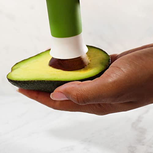  Microplane 3 In 1 Avocado Tool - Avocado Slicer, Peeler, Knife, Pit Removal - Green