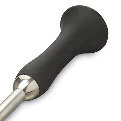  Amco Houseworks 4-in-1 Metal Meat Tenderiser Mallet, 23 Cm (9"), 4.5 X 4.5 X 26 Cm, Silver