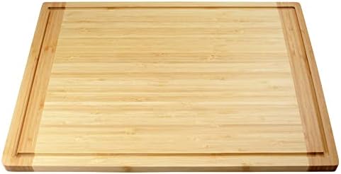  Universal Premium Pull Out Cutting Boards - Under Counter Replacement - Designed To Fit Standard Slots - Heavy Duty Kitchen Board With Juice Groove - 22" X 22" X 0.75" - 1 Piece