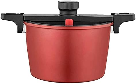  Non-stick Soup Pot, Stew Pot, Household Soup Pot, Induction Cooker Gas Stove General Gas, Multi-Function Micro-Pressure Cooker Large Capacity (Color : Green)