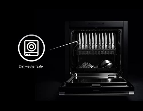  Steak Knives Set Of 8, NSF Certified German 1.4116 Steel Serrated Steak Knife Set, Dishwasher Safe One Piece Design Kitchen Knives Set With Gift Box