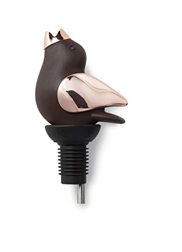  ChirpyTop Wine Pourer - Brown And Copper