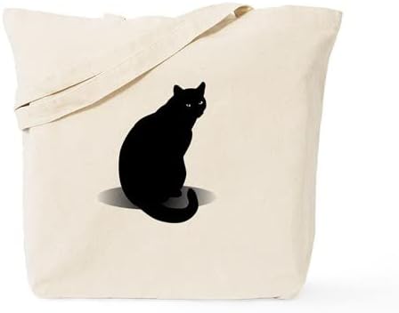  CafePress Calico Cat Tote Bag Natural Canvas Tote Bag, Reusable Shopping Bag
