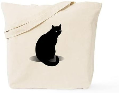  CafePress Calico Cat Tote Bag Natural Canvas Tote Bag, Reusable Shopping Bag