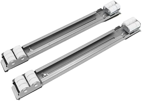  Heavy Duty Appliance Rollers, Universal Wheel Base Detachable Portable Easy To Move Easy To Use Refrigerator Appliance Rollers 24 Wheels For Dryers(Black)