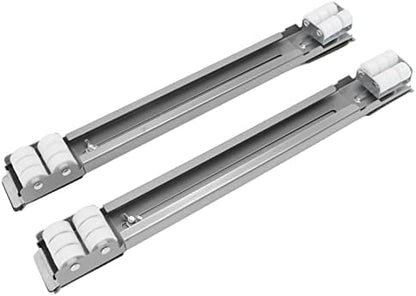  Heavy Duty Appliance Rollers, Universal Wheel Base Detachable Portable Easy To Move Easy To Use Refrigerator Appliance Rollers 24 Wheels For Dryers(Black)