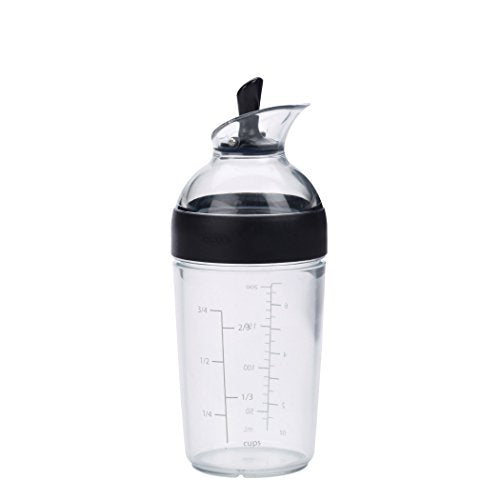  OXO Good Grips Large Salad Spinner - 6.22 Qt. & Good Grips Little Salad Dressing Shaker - Black