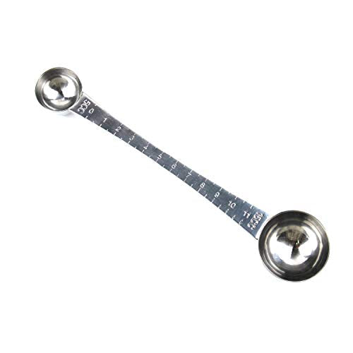  , Endurance Stainless Steel Coffee Measuring Scoop Spoons 1 Tablespoon And 1 Teaspoon Long Handle With Tick Mark For Tea Sugar