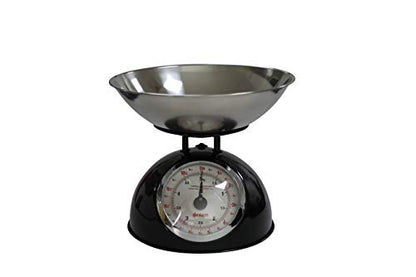  Retro Kitchen Scales, Black;17848101 24.70 X 24.70 X 24.70 Cm
