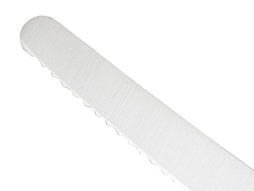  23210 Millennia Black Handle, 10-Inch Wide Wavy Edge, Bread Knife