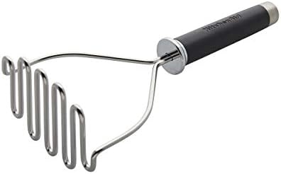  Gourmet Stainless Steel Wire Masher, 10.24-Inch, Black & KE112OHOBA KitchenAid Classic Euro Peeler, One Size Black 2