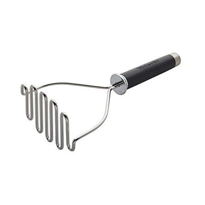  Gourmet Stainless Steel Wire Masher, 10.24-Inch, Black & KE112OHOBA KitchenAid Classic Euro Peeler, One Size Black 2
