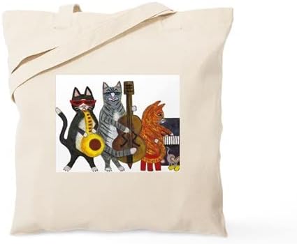  CafePress Calico Cat Tote Bag Natural Canvas Tote Bag, Reusable Shopping Bag