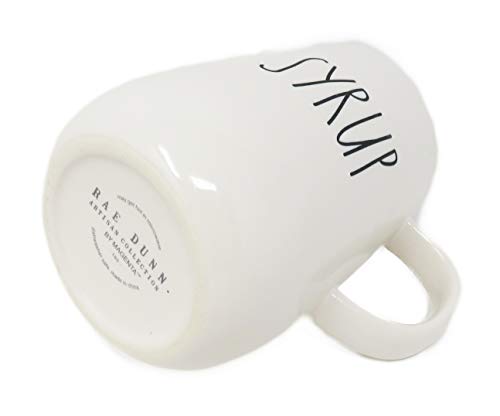  Ae Dunn By Magenta SYRUP Ceramic LL Syrup Dispenser Jar