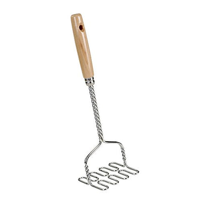  Sher With Wooden Handle, Silver/Brown