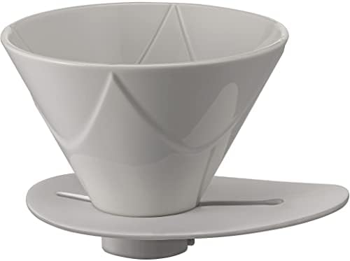 Hario V60 Mugen Coffee Dripper, Size 02, Clear Black