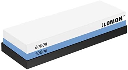  Whetstone Knife Sharpening Stone, Pebble Premium 2 Side Grit 1000/6000 Waterstone | Kitchen Gift Polishing Tool For Husband & Dad