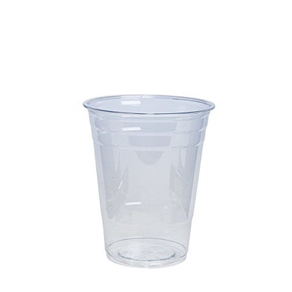  [100 Pack - 16 Oz.] Crystal Clear PET Plastic Cups