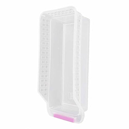  Jopwkuin Cosmetic Organizer, Durable PP Keep Neat Vent Hole Design Storage Basket Easy For Living Room Refrigerator Desktop