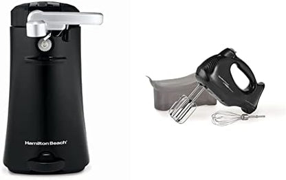 Hamilton Beach OpenStation Electric Automatic Can Opener For Kitchen With Multi-Tool And Jar Lid Remover, Auto Shutoff, Cord Storage, And Sure Cut Technology, Black