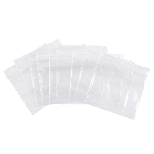  2 Mil Clear Resealable Bags - Case Of 1000 (4" X 4")