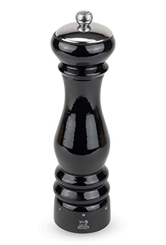 Peugeot PARIS ICÔNE Salt-Mils-Grinders, 22cm-8¾in, Black Lacquer