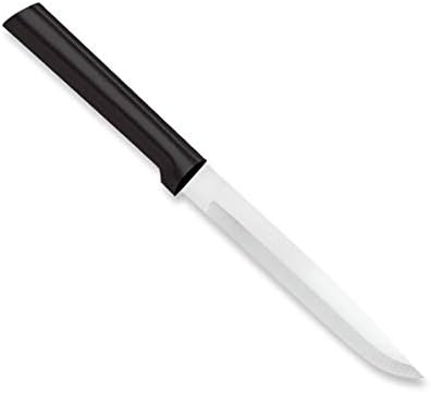  Ada Cutlery Utility Steak Knife With Black Stainless Steel Handle Pack Of 2
