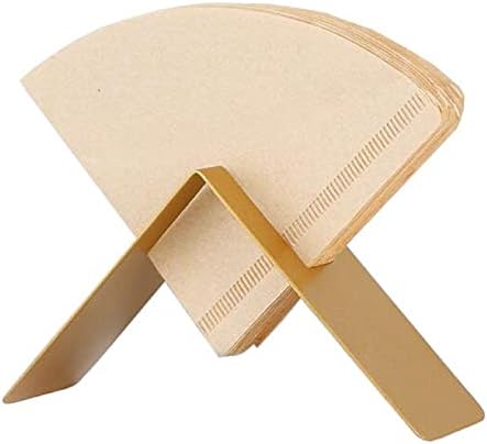  Coffee Filter Paper Holder,Stainless Steel Coffee Paper Storage Container Dispenser Rack Coffee Filter Paper Stand (Silver)