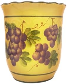  Tuscany Colorful Rainbow, Hand Painted Ceramic Utensil Jar, 81739