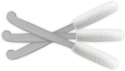  ! The Ultimate PB Knife. Stir, Scrape, And Clean The BIG Jars (White, 1)