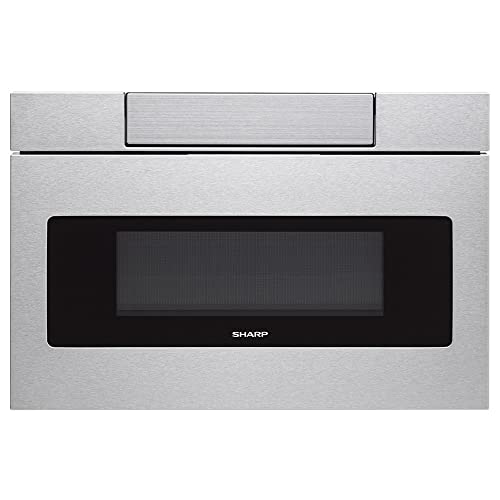 Sharp Harp SMD2470ASY 24 In. 1.2 Cu. Ft. 950W Stainless Steel Microwave Drawer Oven Bundle With 3 YR CPS Enhanced Protection Pack