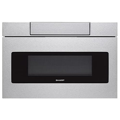 Sharp Harp SMD2470ASY 24 In. 1.2 Cu. Ft. 950W Stainless Steel Microwave Drawer Oven Bundle With 3 YR CPS Enhanced Protection Pack