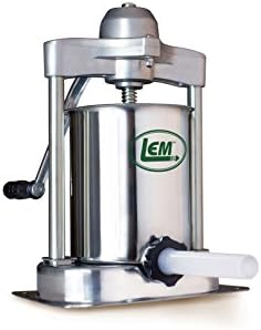  Products 1606 5-Pound Stainless Steel Vertical Sausage Stuffer, Silver