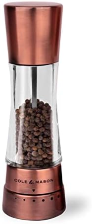 Cole & Mason OLE & MASON Derwent Salt Grinder - Stainless Steel Mill Includes Gourmet Precision Mechanism And Premium Sea Salt