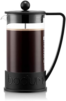  Bodum New Brazil 8-Cup French Press Coffee Maker, 34-Ounce, Black