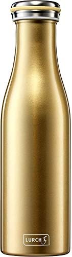 Lurch Urch Germany Thermal Bottle For Hot And Cold Drinks Made Of Double-Walled Stainless Steel (Burgundy, 16, Oz. | 0.5l)