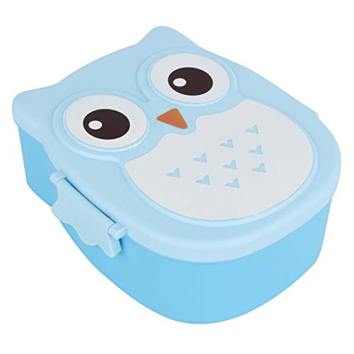  Plastic Portable Cartoon, Owl Lunch Container Box Food Safe Microwave Storage