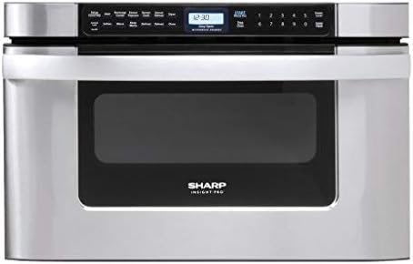 Sharp Harp KB-6524PS 24-Inch Microwave Drawer Oven, 1.2 Cu. Ft., Stainless Steel