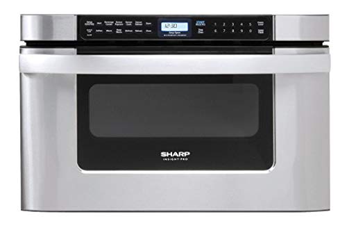 Sharp Harp KB-6524PS 24-Inch Microwave Drawer Oven, 1.2 Cu. Ft., Stainless Steel