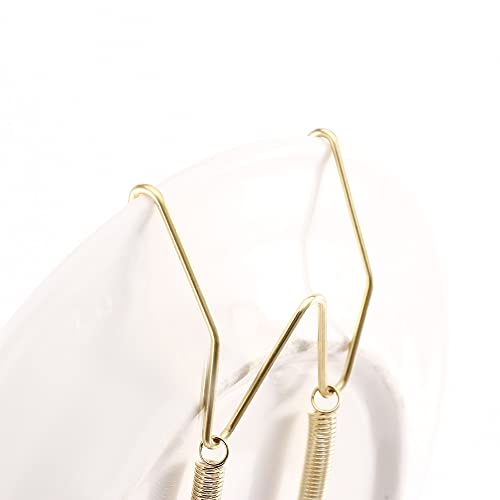 GENERIC 2 PCS Plate Hangers,Stainless Steel Plate Hangers Invisible Wall Hooks,Decorative Wire Plate Hangers,for Decorative Plates, Antique Plates (8 Inch)