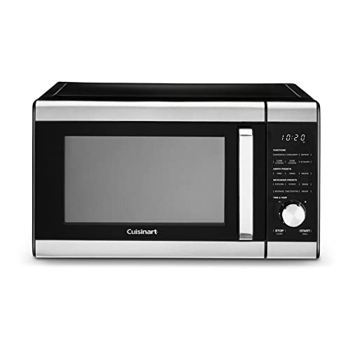 Cuisinart AMW-90 3-in-1 Microwave AirFryer Plus, Black Bundle With 2 YR CPS Enhanced Protection Pack