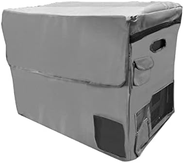  FM-452SG 45 Quart Slimfit Portable Refrigerator, AC 115V/ DC 12V Real Freezer For Car, Home, Camping, RV-8°F To 50°F, Charcoal, Gray