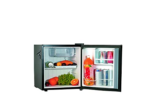 FRIGIDAIRE RIGIDAIRE Black EFR176- AMZ Retro Mini Refrigerator-Energy Saving-Adjustable Thermostat Control-Side Mounted Bottle Opener-Ideal For Dorm, Office, RV, Garage, Apartment 1.6 Cubic Feet