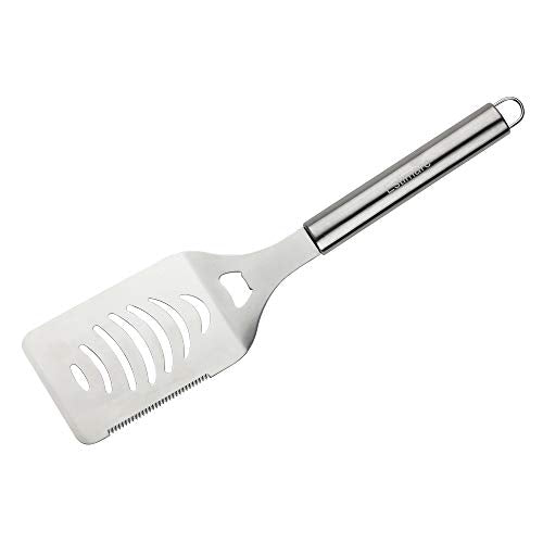  Extra Sturdy Grill Spatula With Bottle Opener-Heavy Duty Stainless Steel Metal BBQ Spatula- Large Metal Grilling Turner For Grilled Beef, Steak-4x6 In Hamburger Turner