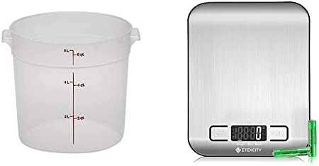  RFS6PP190 6 Qt Round Container Wirh RFSC6PP190 Translucent Lid