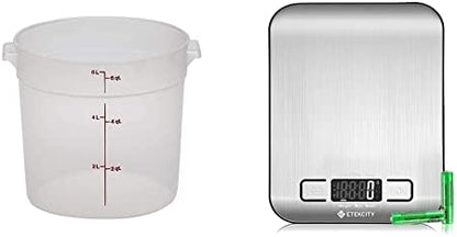  RFS6PP190 6 Qt Round Container Wirh RFSC6PP190 Translucent Lid