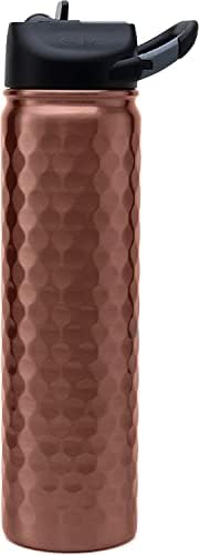  27oz Insulated Water Bottle Thermos, Premium Triple Layer Vacuum Stainless Steel, BPA Free Wide Mouth Lid With Carabiner Clip