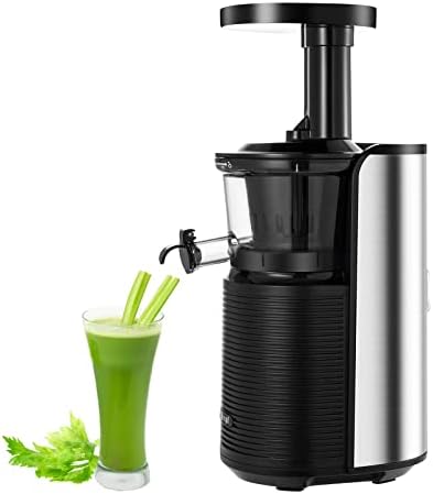  Celery Juicer Machine Slow Masticating Juicers Cold Press Juicer Real Easy Clean Extractor For Vegetable Fruit 1.8 Inch Chute Quite Low Db